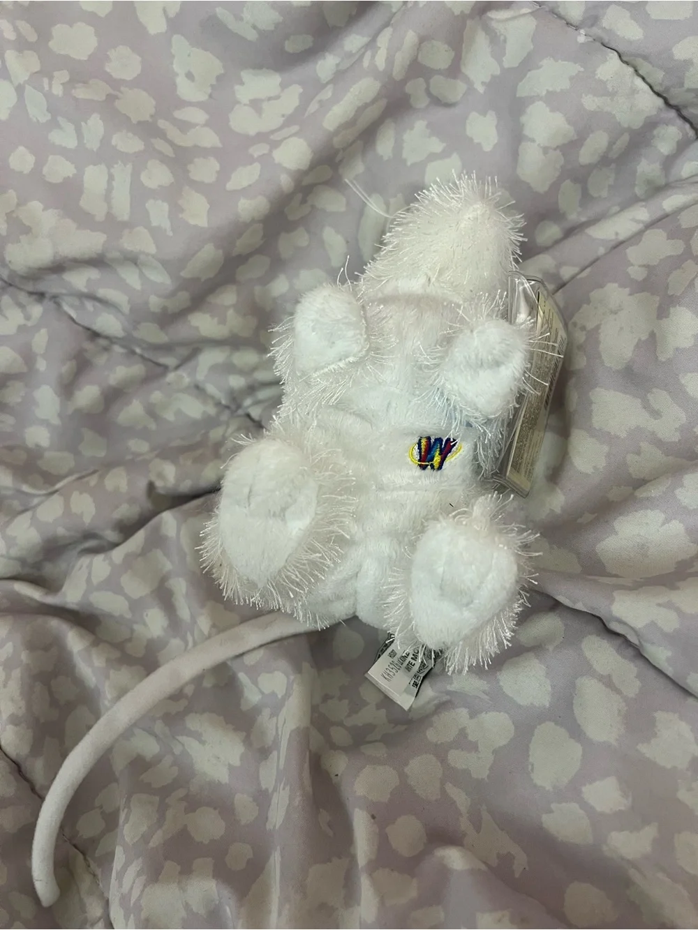 NWT Webkinz White Mouse Lil’ Kinz Plush Rare HTF Retired